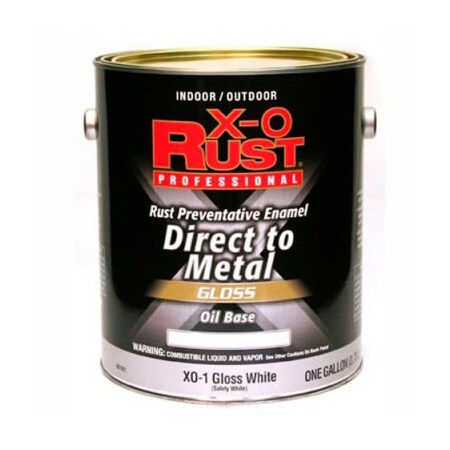 General Paint Interior/Exterior Paint, Gloss, Oil Base, Gloss White, 1 gal 801951